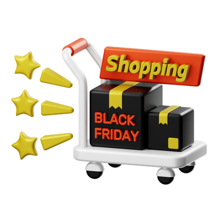 Entrega de viernes negro  3D Icon