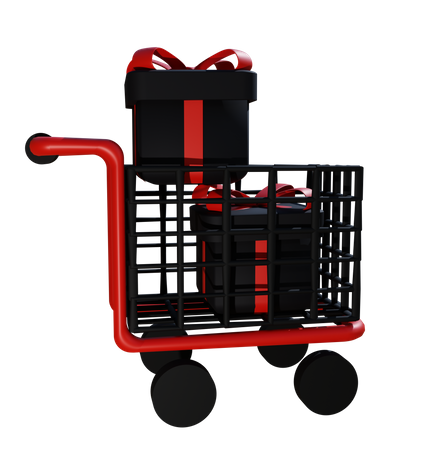 Entrega de viernes negro  3D Icon