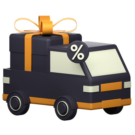 Entrega de viernes negro  3D Icon