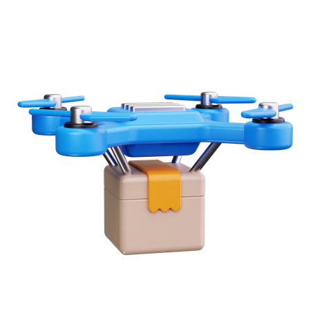 Drone de entrega  3D Icon