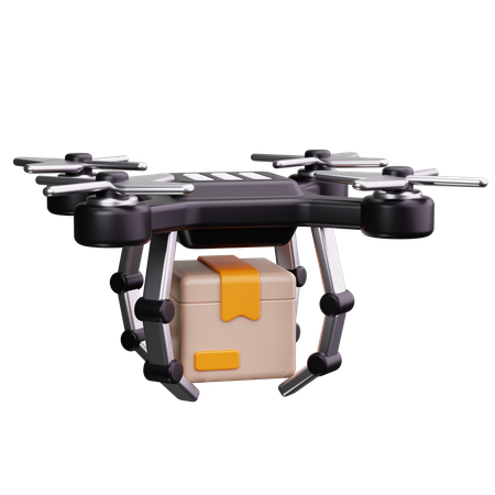 Drone de entrega  3D Icon