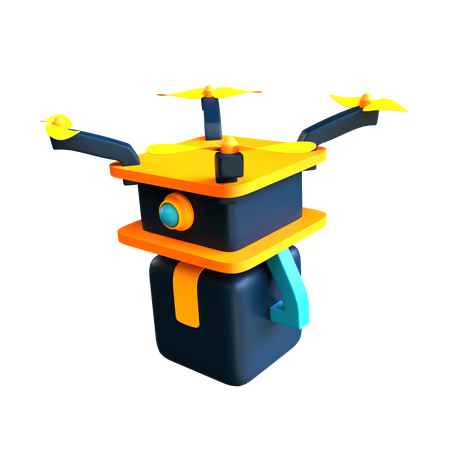 Drone de entrega  3D Icon