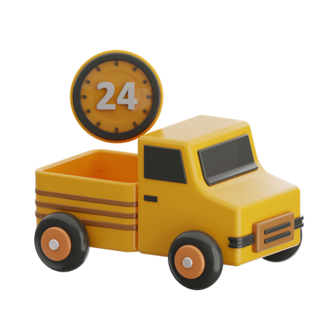 Entrega 24 horas  3D Icon