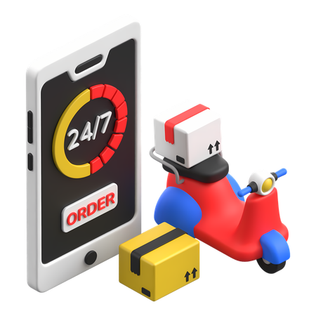 Entrega en 24 horas  3D Icon