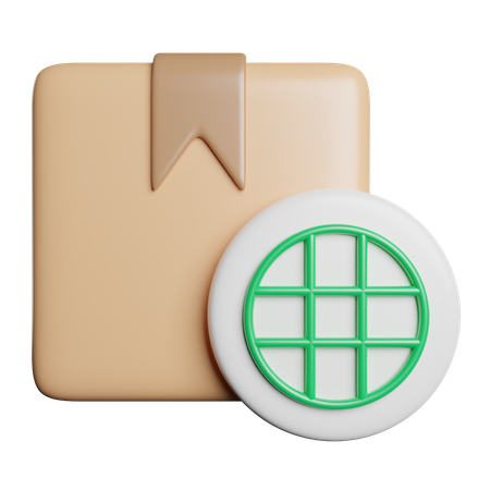 Entrega global  3D Icon