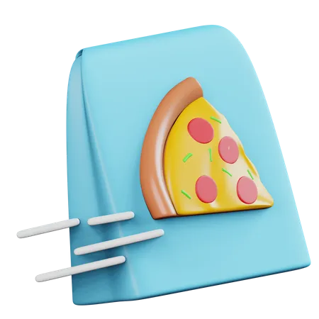 Pizza a domicilio  3D Icon