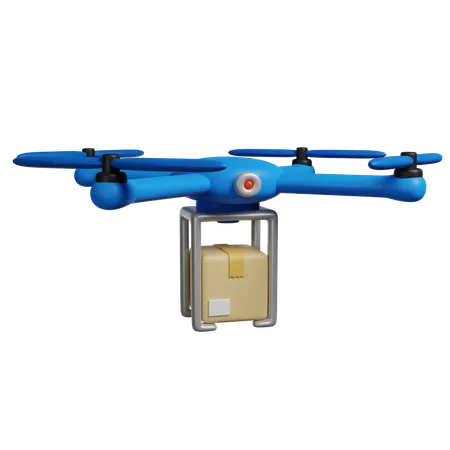 Entrega de drones  3D Icon