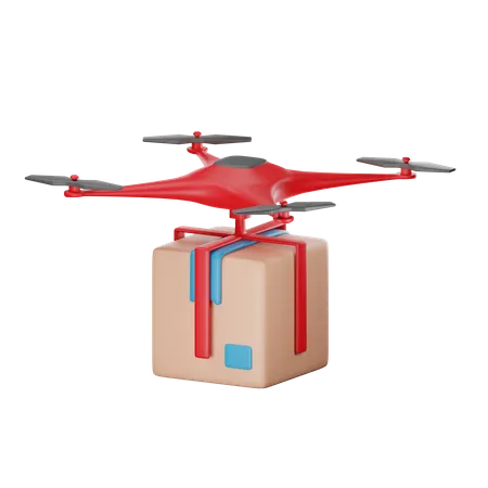 Entrega de drones  3D Icon