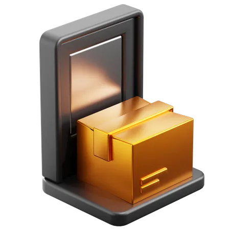 Entrega a puerta  3D Icon