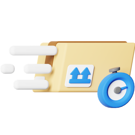 Entrega rápida  3D Icon