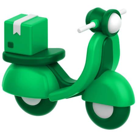 Scooter de entrega  3D Icon