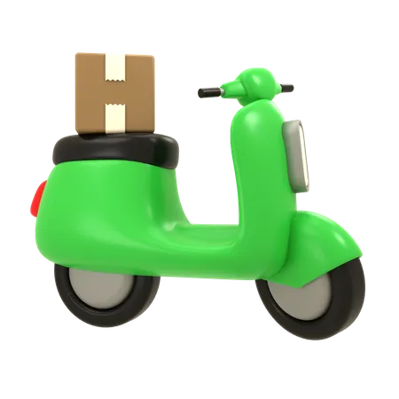 Scooter de entrega  3D Icon