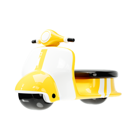 Scooter de entrega  3D Icon