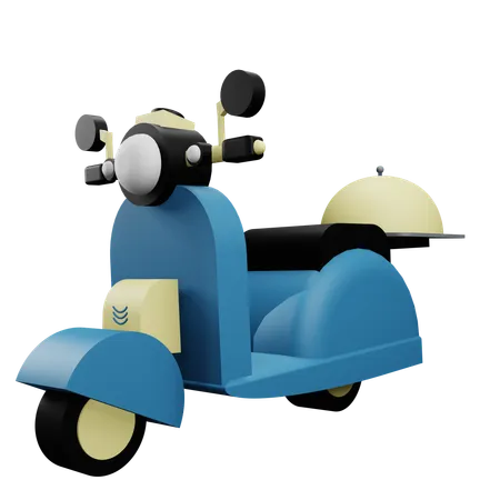 Scooter de entrega  3D Icon