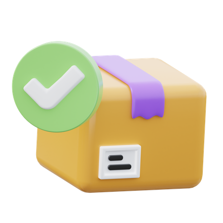 Sucesso de entrega  3D Icon