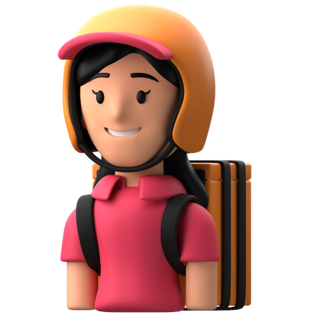 Entregadora  3D Icon