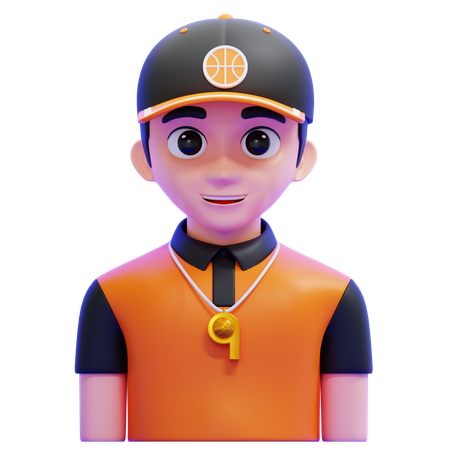 Entrenador  3D Icon
