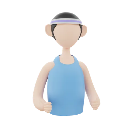 Entrenador de gimnasio  3D Icon