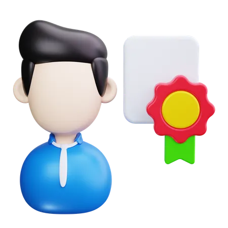 Entrenador de negocios  3D Icon