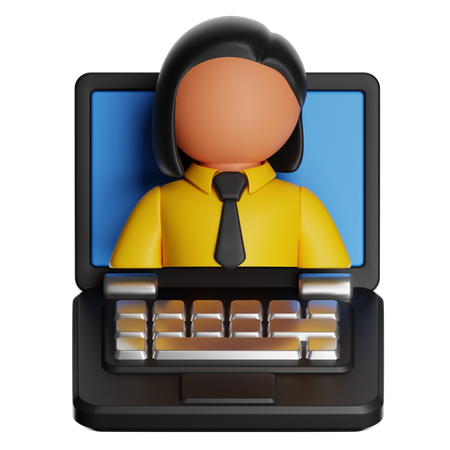 Entrenador en línea  3D Icon