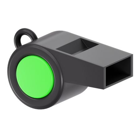 Silbato del entrenador  3D Icon