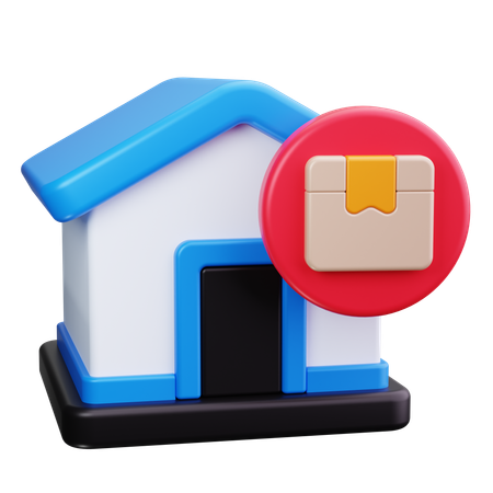 Entrepôt  3D Icon