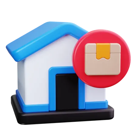 Entrepôt  3D Icon