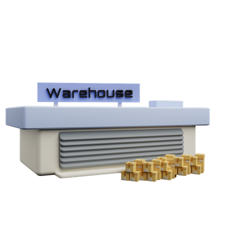 Entrepôt de livraison  3D Icon