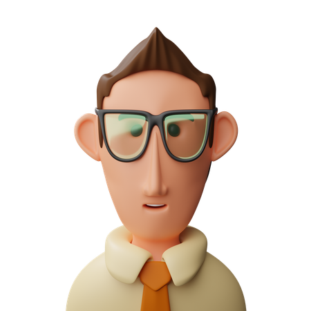 Entrepreneur avatar  3D Icon