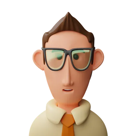 Entrepreneur avatar  3D Icon