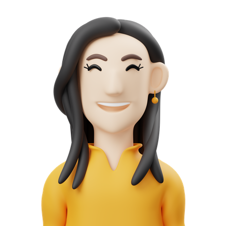 Entrepreneur Girl  3D Icon