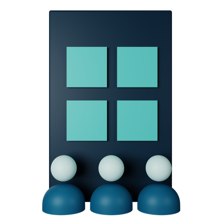 Entreprise  3D Icon