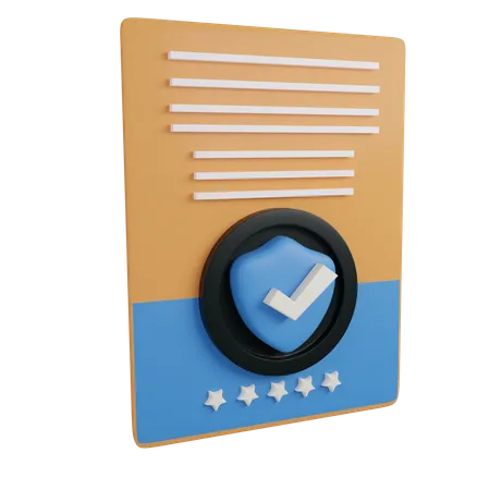 Assurance entreprise  3D Icon