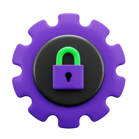 Entretien de la cybersécurité  3D Icon