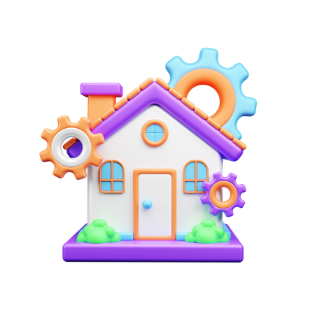 Entretien de la maison  3D Icon