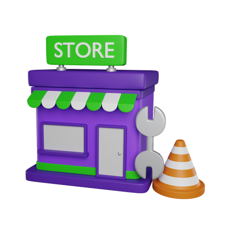 Entretien du magasin  3D Icon