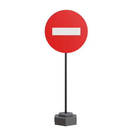 Entry Prohibited  3D Icon