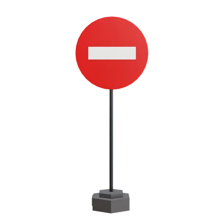 Entry Prohibited  3D Icon