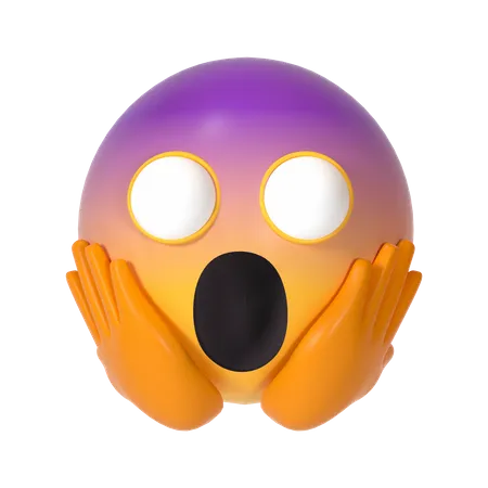 Entsetzt  3D Emoji
