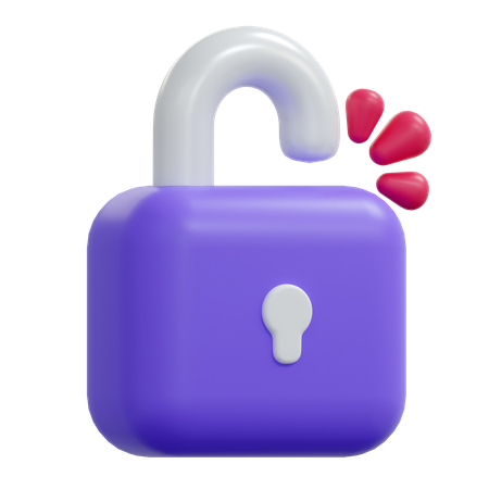 Freischalten  3D Icon