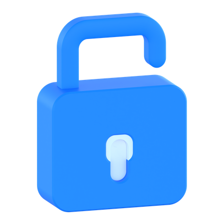 Entsperren 3D Icon