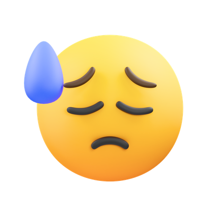 Enttäuschtes Emoji  3D Icon