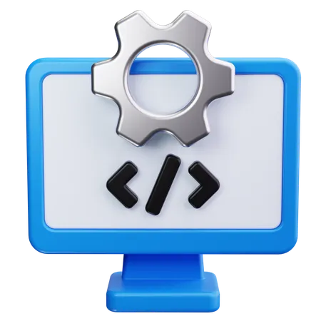 Entwicklungsumgebung  3D Icon