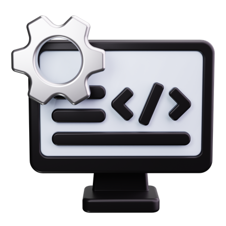 Entwicklungsumgebung  3D Icon