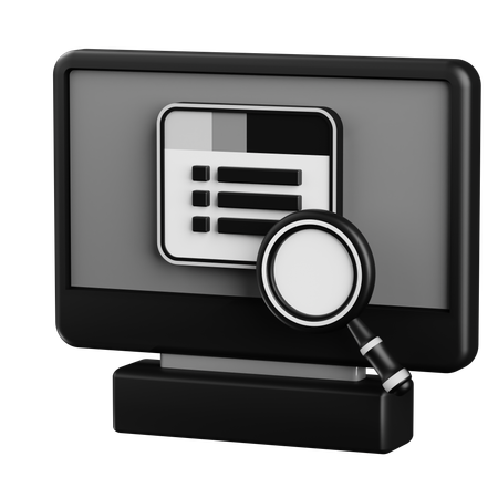 Entwurfssuche  3D Icon