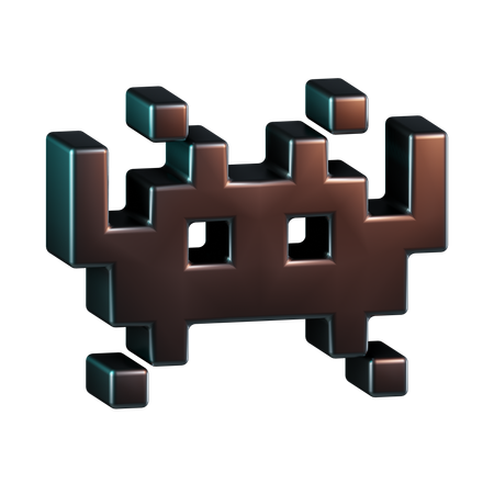 Envahisseurs de l'espace  3D Icon
