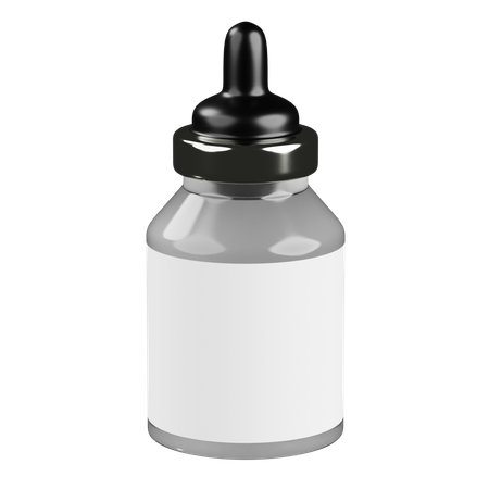 Embalaje de botella de suero  3D Icon