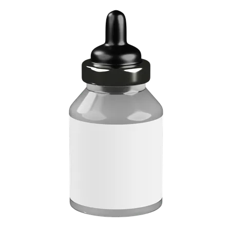 Embalaje de botella de suero  3D Icon