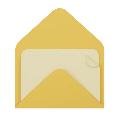 3 D Email Or Envelope Icon 3D Icon