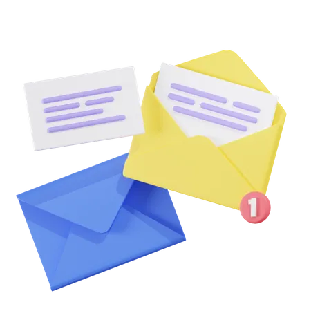 Envelope  3D Icon